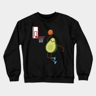 Avocado slam dunk. Crewneck Sweatshirt